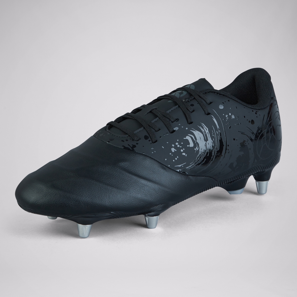 ADULT UNISEX PHOENIX GENESIS TEAM SOFT GROUND BOOTS BLACK/SILVER