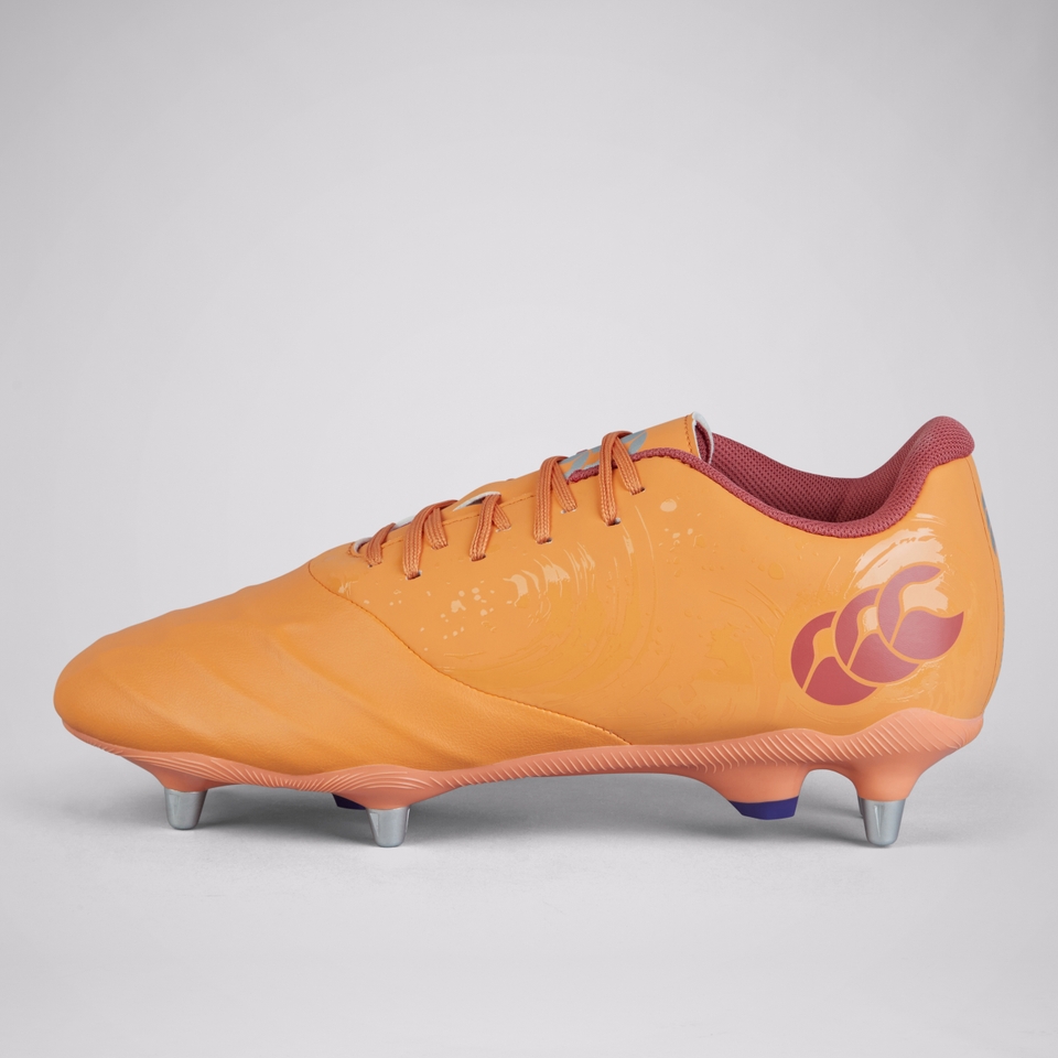 ADULT UNISEX PHOENIX GENESIS TEAM SOFT GROUND BOOTS ORANGE/YELLOW