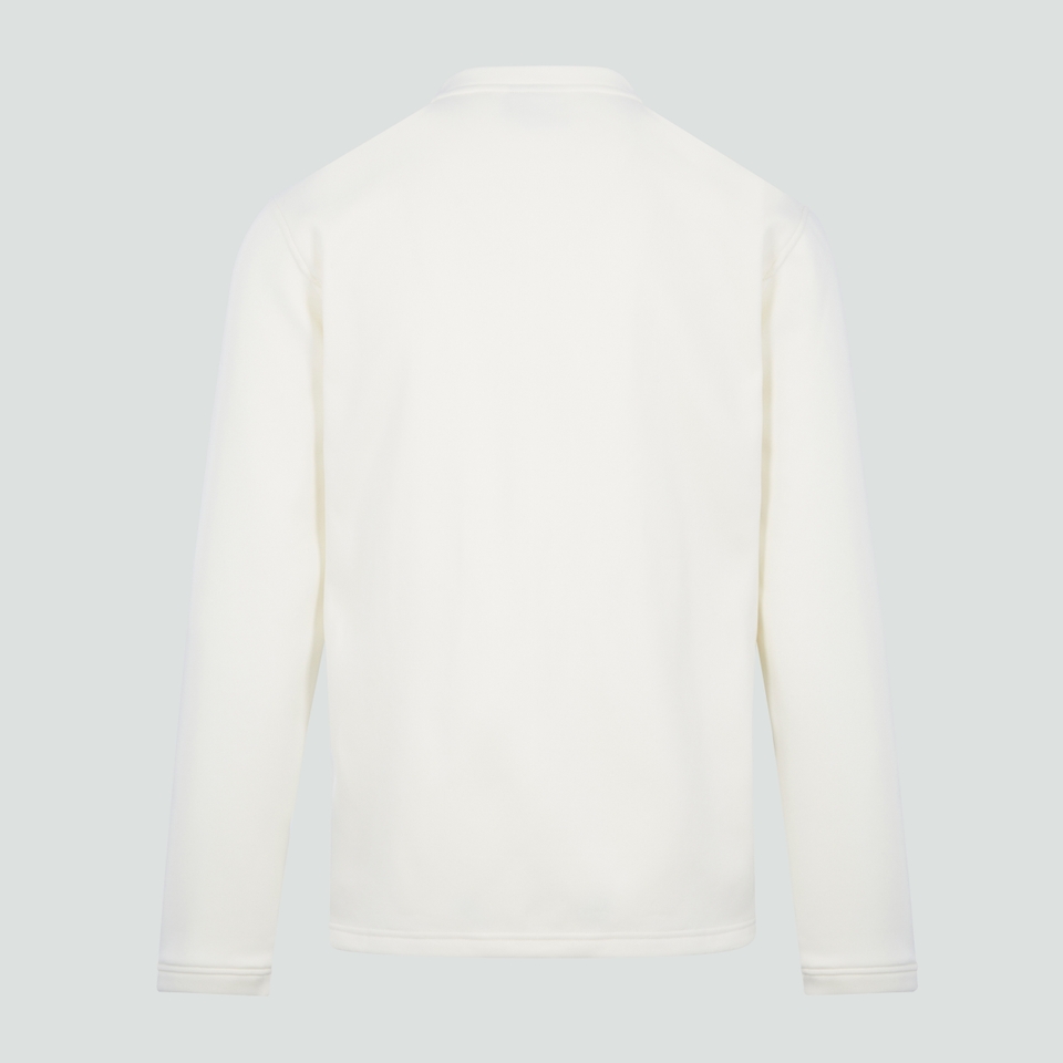 JUNIOR UNISEX CLASSIC LONG SLEEVE CRICKET JUMPER WHITE