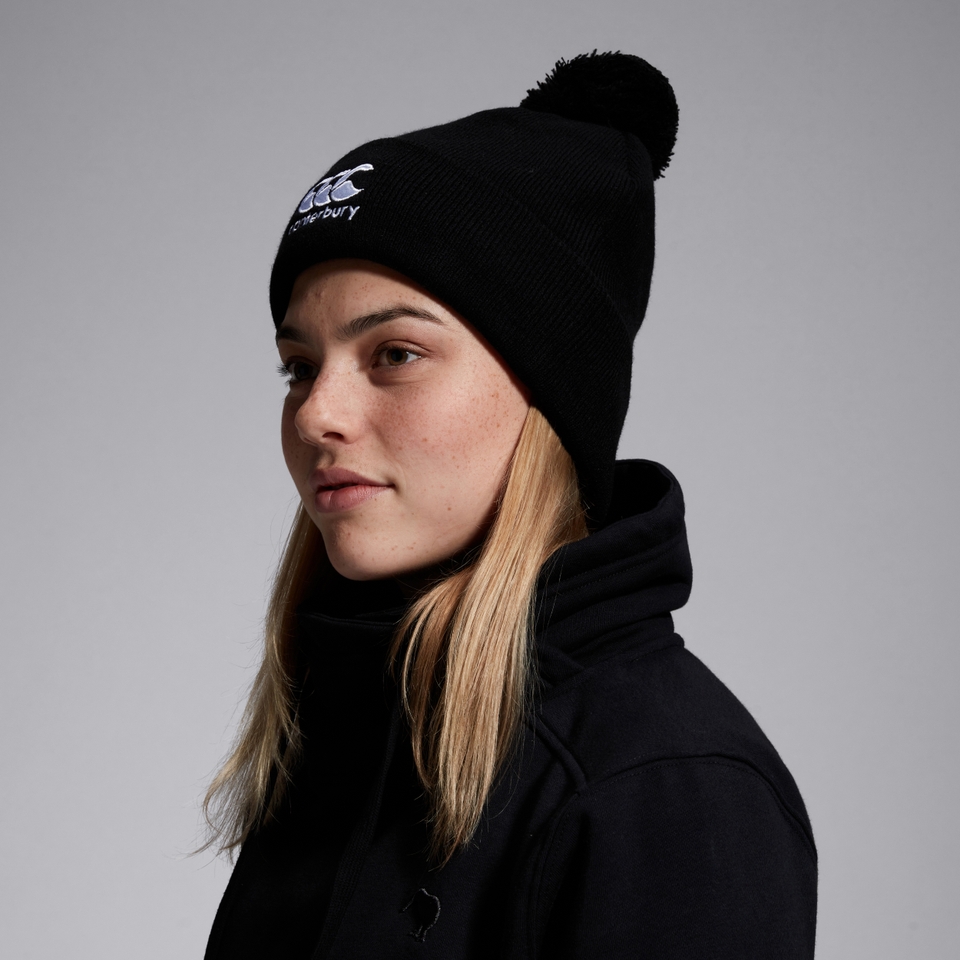 CANTERBURY CCC BOBBLE HAT BLACK
