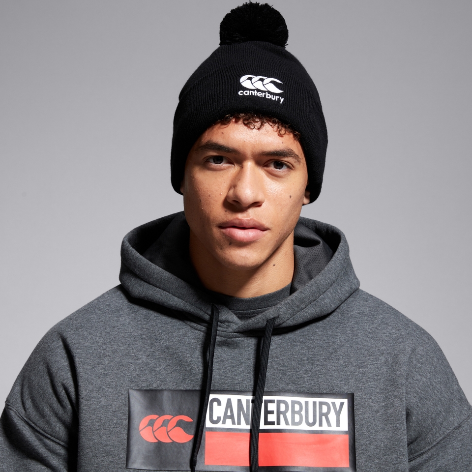 CANTERBURY CCC BOBBLE HAT BLACK