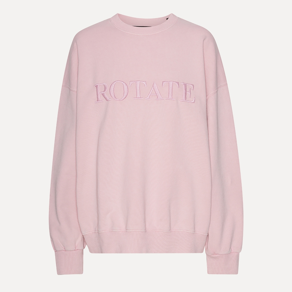 Rotate Sunday Relaxed Cotton-Jersey Sweatshirt - XL | Coggles