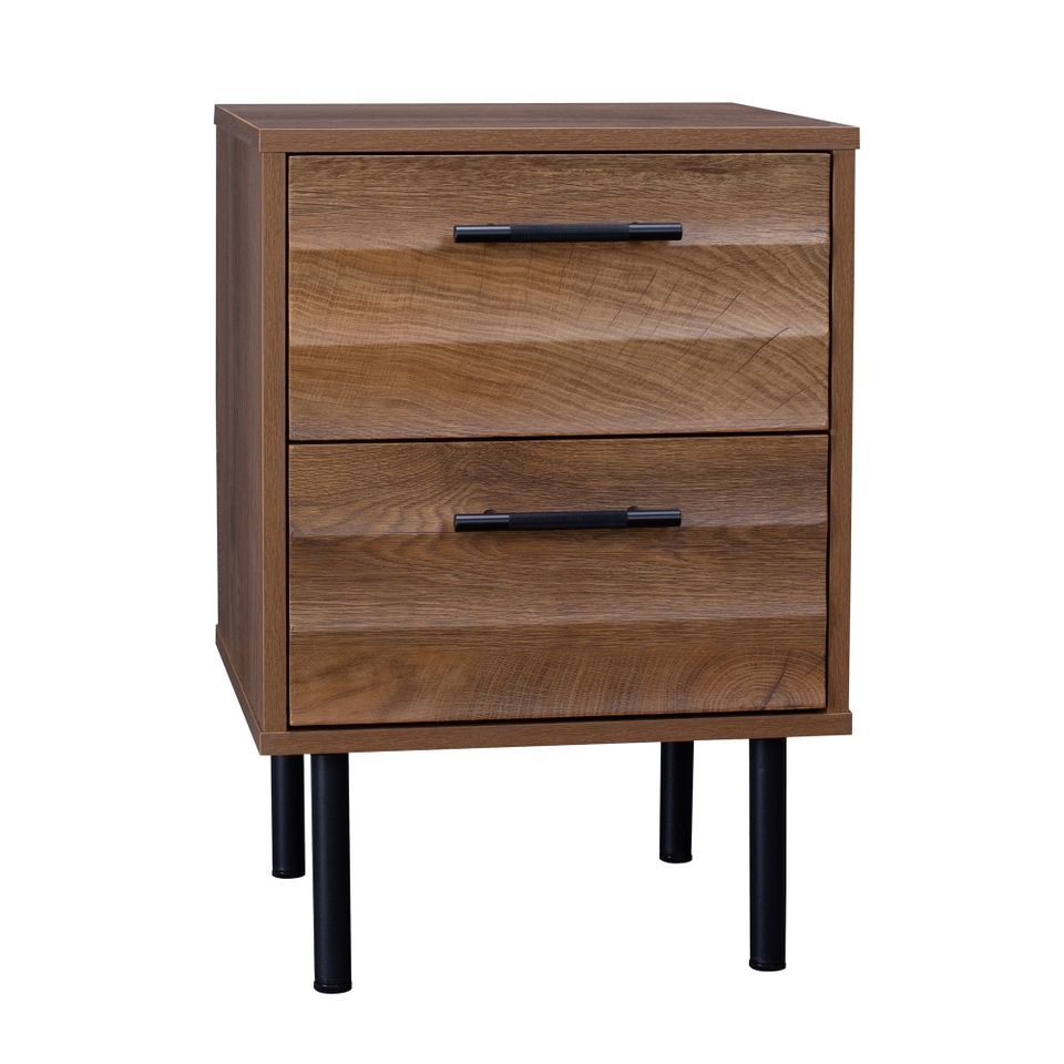 Toronto 2 Drawer Bedside Table - Image 2