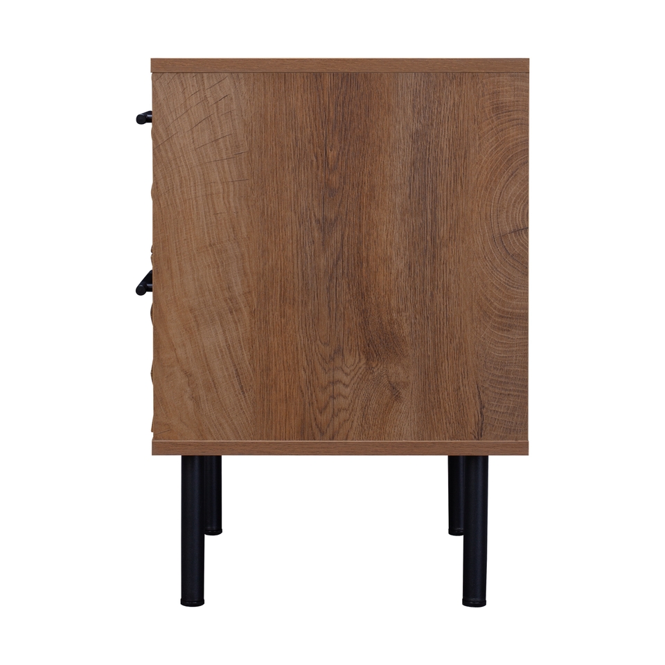 Toronto 2 Drawer Bedside Table - Image 5
