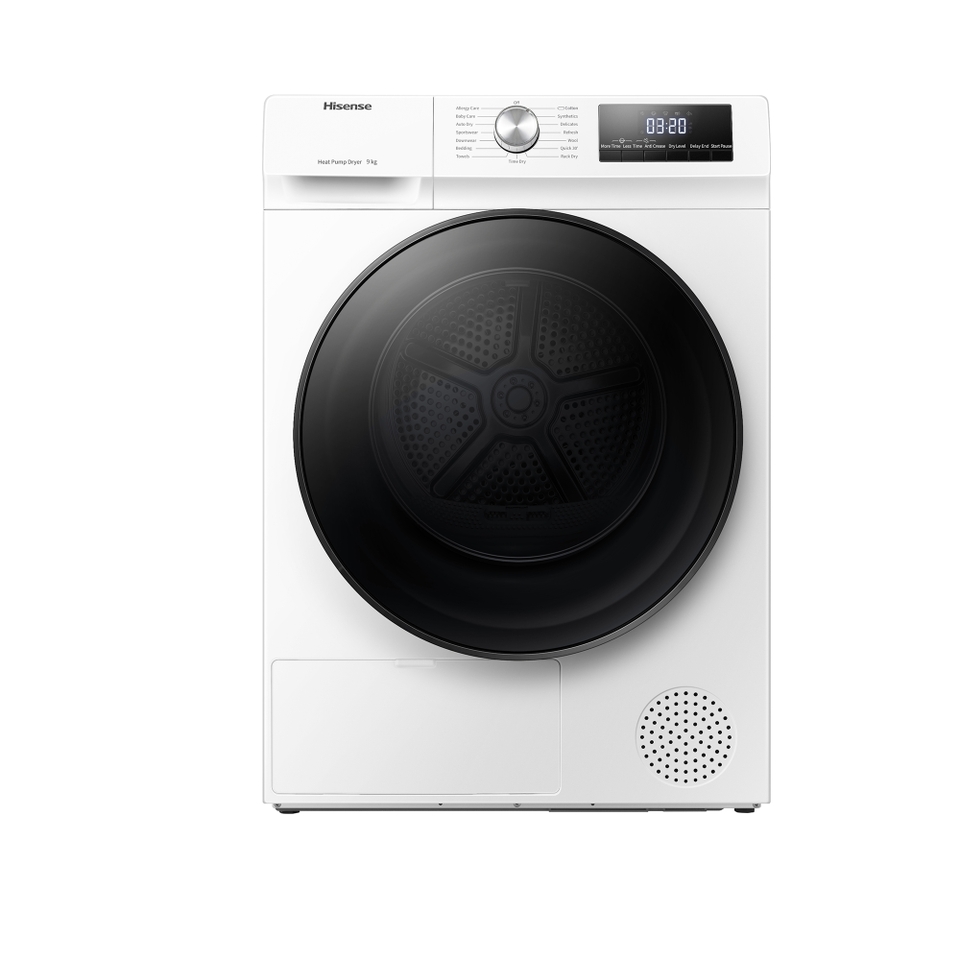 Hisense 3 Series DHQA902U 9Kg Heat Pump Tumble Dryer - White