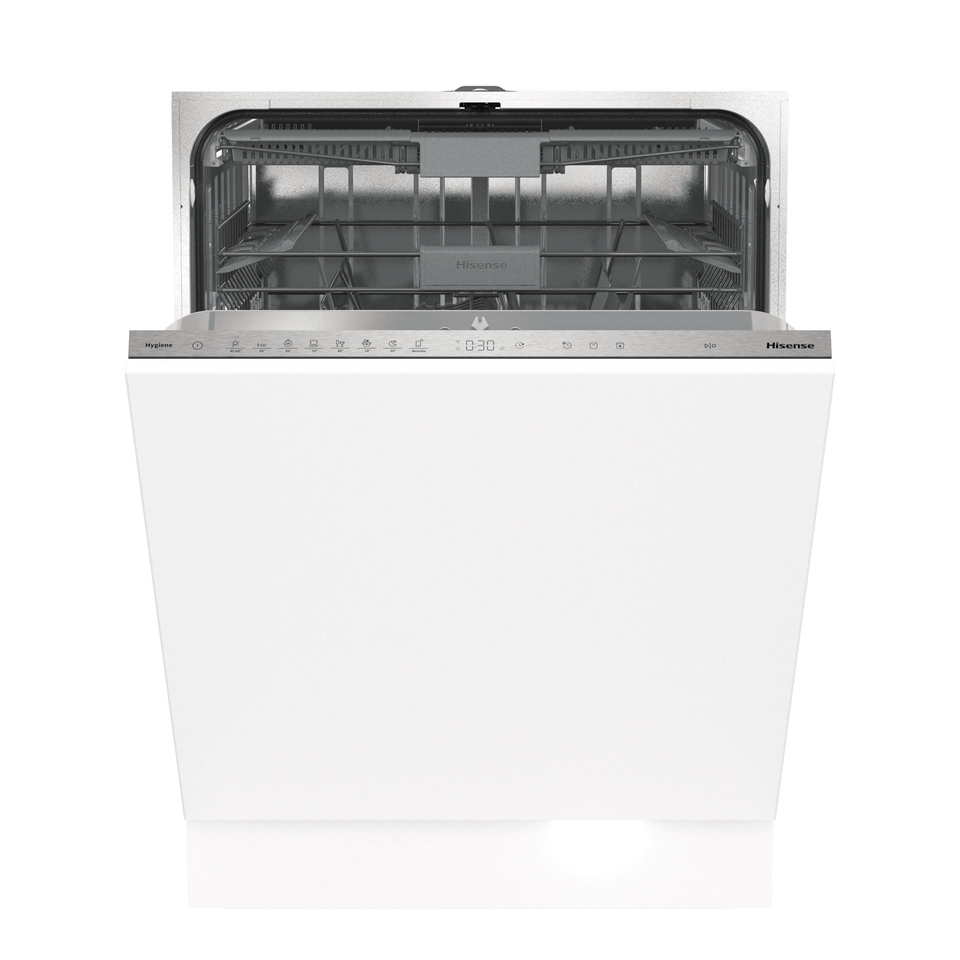 Hisense HV673C60UK Fully Integrated Full Size Dishwasher - Stainless Steel Control Panel
