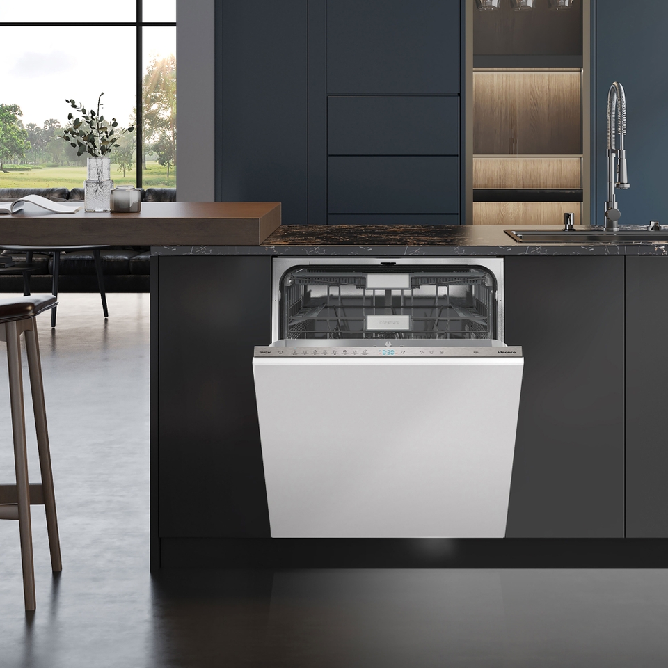 Hisense HV673C60UK Fully Integrated Full Size Dishwasher Stainless