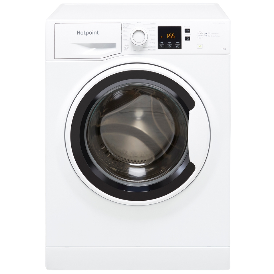 Hotpoint NSWA1045CWWUKN 10kg Washing Machine with 1400 rpm - White