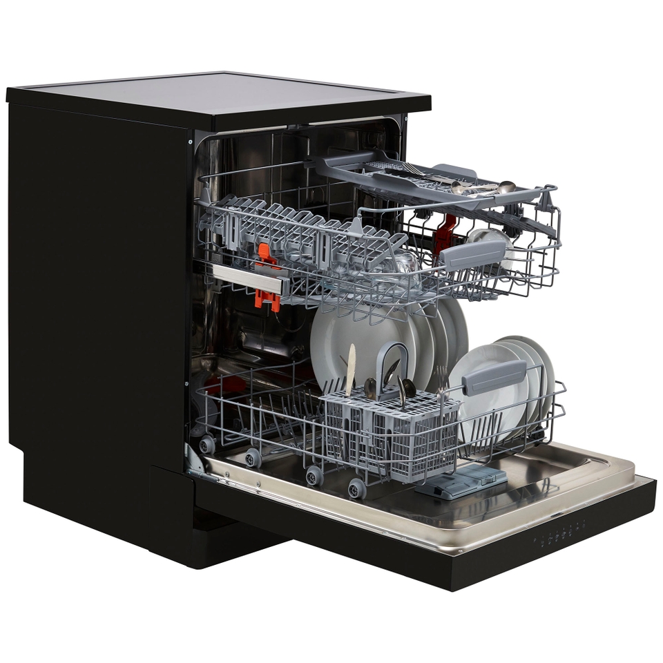 Hotpoint HFC3C26WCBUK Standard Dishwasher - Black