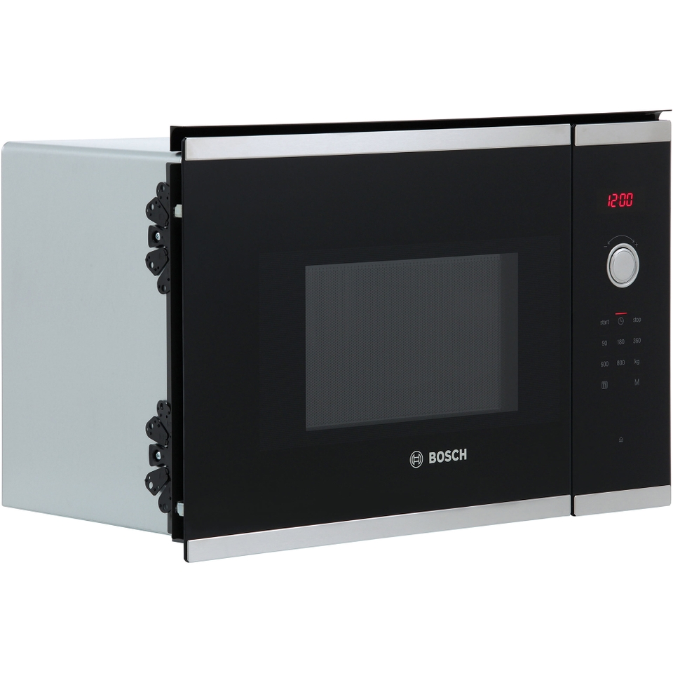 Bosch Series 4 BFL523MS0B Built In Compact Microwave - Stainless Steel