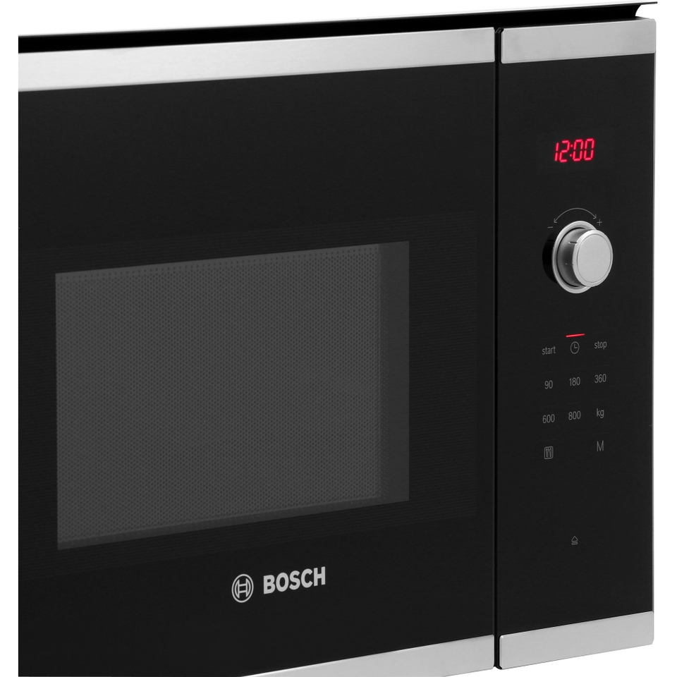 Bosch Series 4 BFL523MS0B Built In Compact Microwave - Stainless Steel
