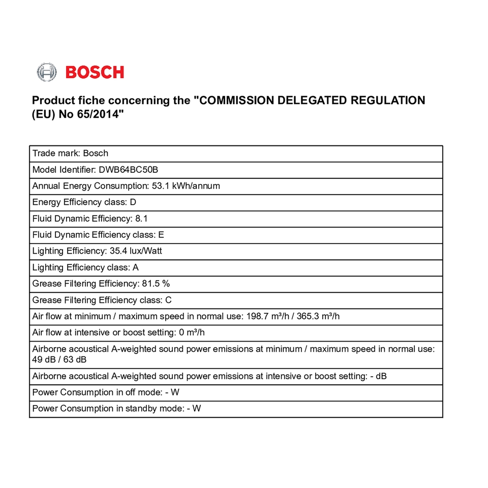 Bosch Series 2 DWB64BC50B 60cm Chimney Cooker Hood - Stainless Steel