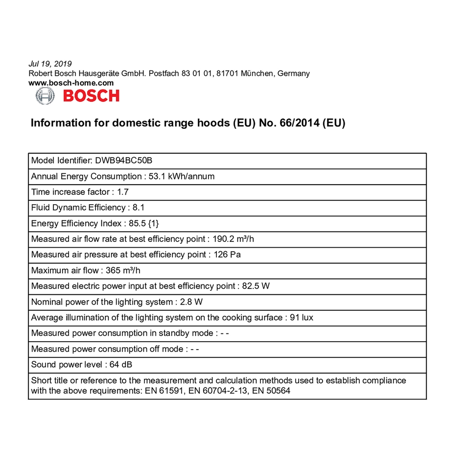 Bosch Series 2 DWB94BC50B 90cm Chimney Cooker Hood - Stainless Steel