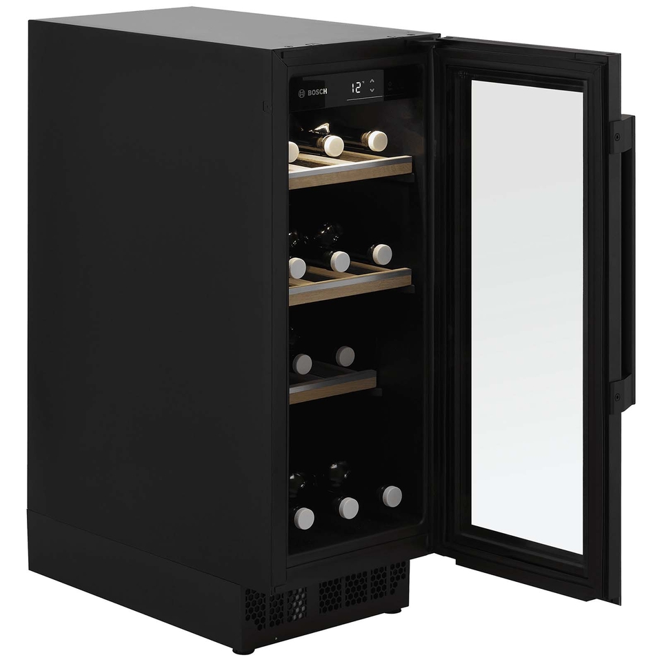 Bosch KUW20VHF0G Built In Wine Cooler Black Homebase