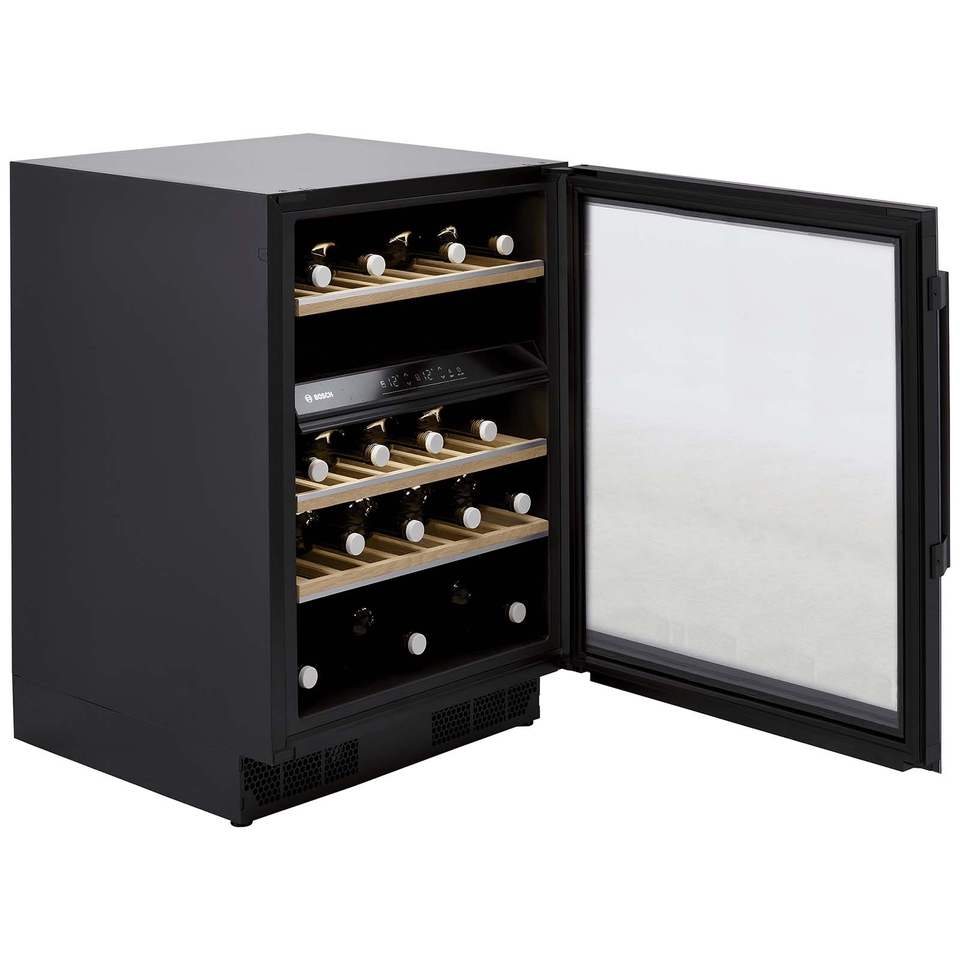 Bosch Series 6 KUW21AHG0G Built In Wine Cooler Black Homebase