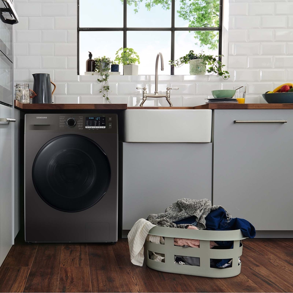 Samsung Series 5 ecobubble™ WD90TA046BX 9Kg / 6Kg Washer Dryer with 1400 rpm - Graphite