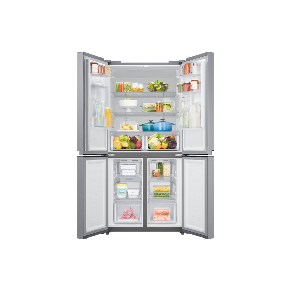 Samsung RF48A401EM9 Non-Plumbed Total No Frost American Fridge Freezer - Silver
