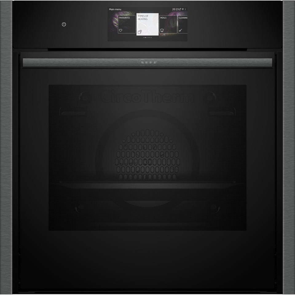 NEFF N90 Slide&Hide® B64CT73G0B Built In Electric Single Oven - Graphite