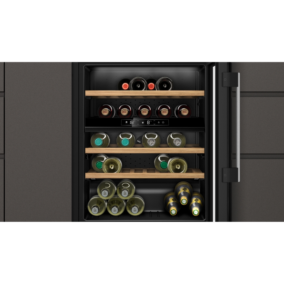 NEFF N70 KU9213HG0G Built In Wine Cooler Black Homebase