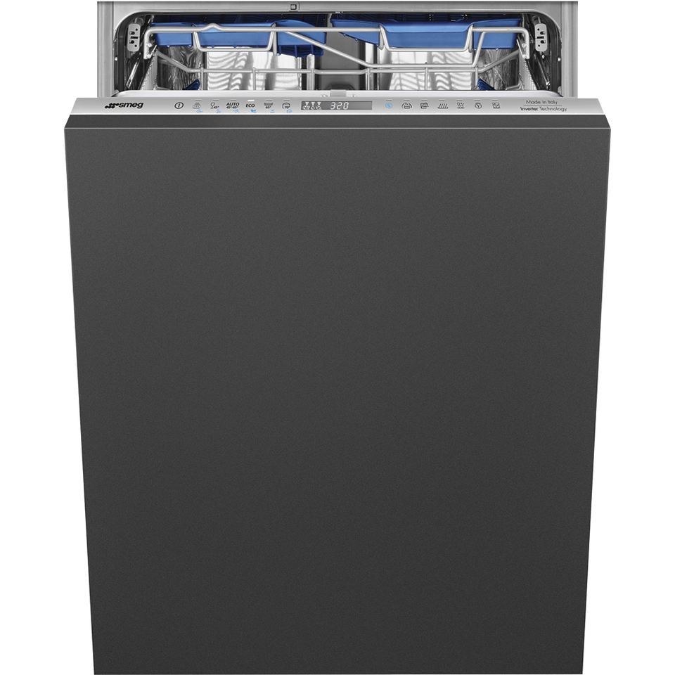 Smeg DI324AQ Fully Integrated Full Size Dishwasher - Silver Control Panel