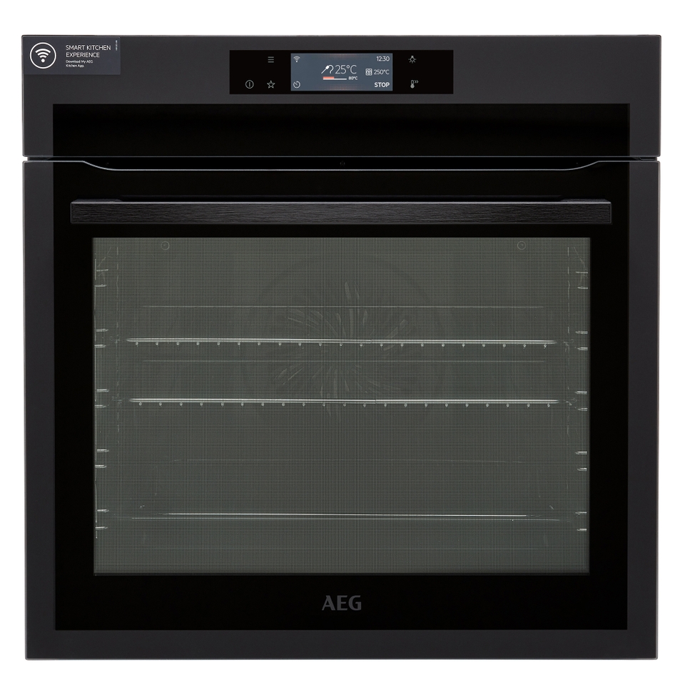AEG AssistedCooking BPE748380T Built In Electric Single Oven - Black