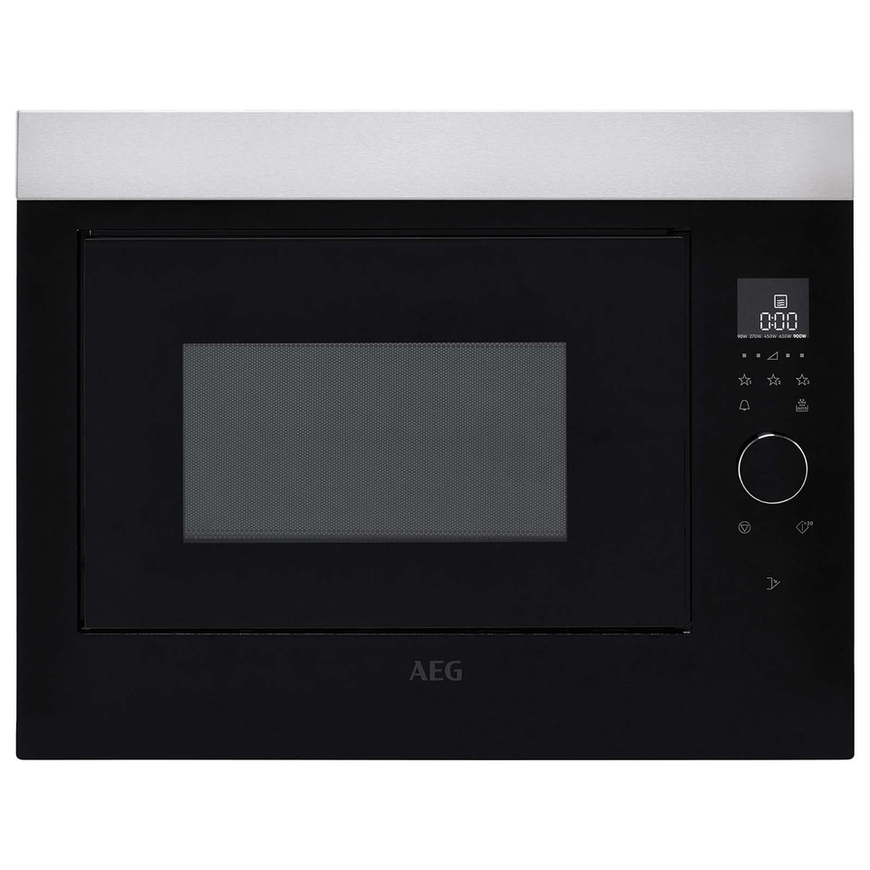 AEG 8000 Series MBE2658SEM Built In Microwave Stainless Steel Homebase