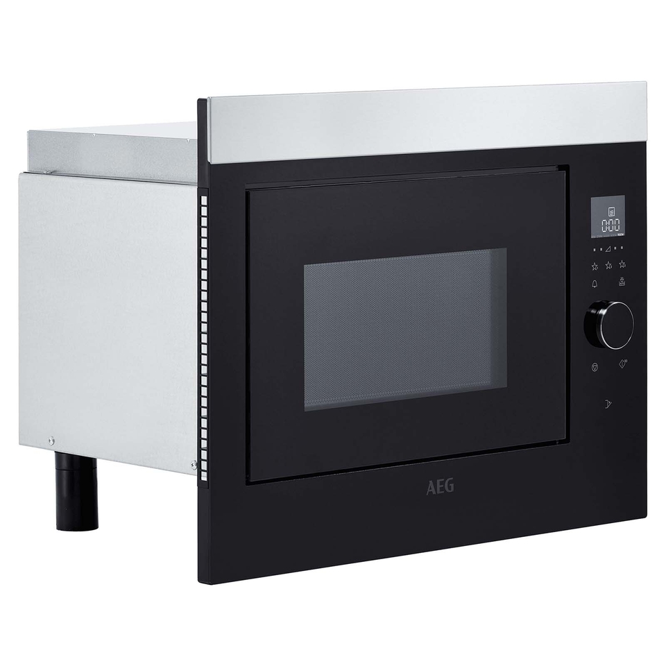 AEG 8000 Series MBE2658SEM Built In Microwave Stainless Steel Homebase