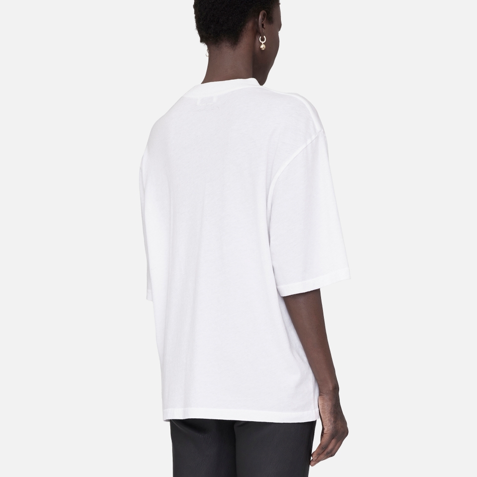 ANINE BING アニービング　KATE MOSSケイトモスTシャツ Anine Bing Avi Kate Moss Graphic Cotton T-Shirt - M | Coggles