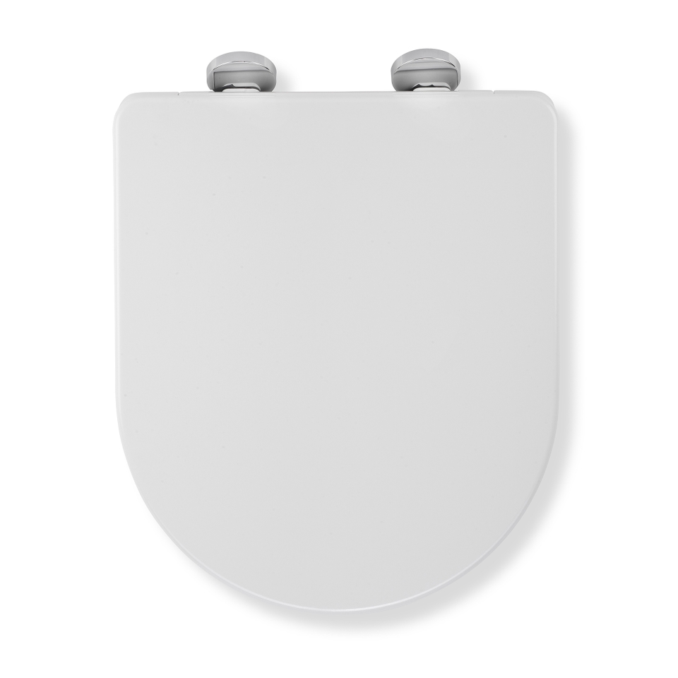 Croydex Eyre FlexiFix DShaped Toilet Seat White Homebase