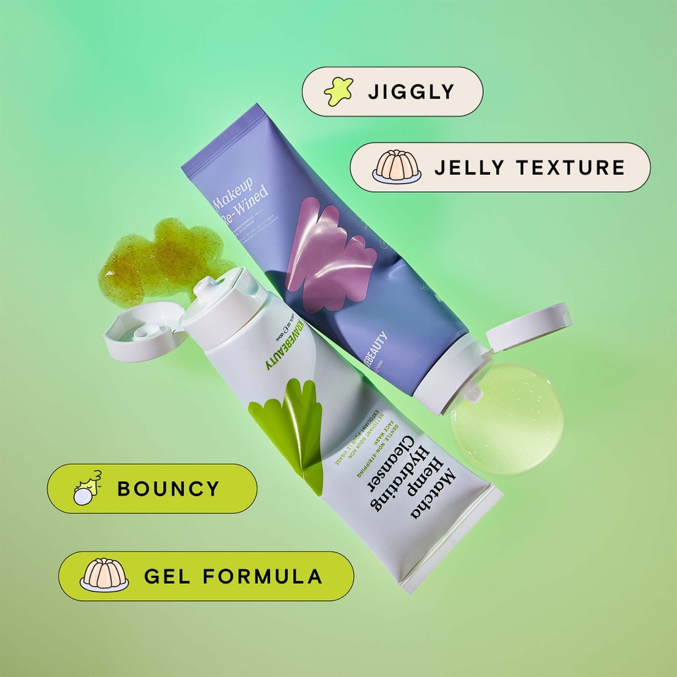 KraveBeauty Matcha Hemp Hydrating Cleanser and Makeup Re-Wined Bundle