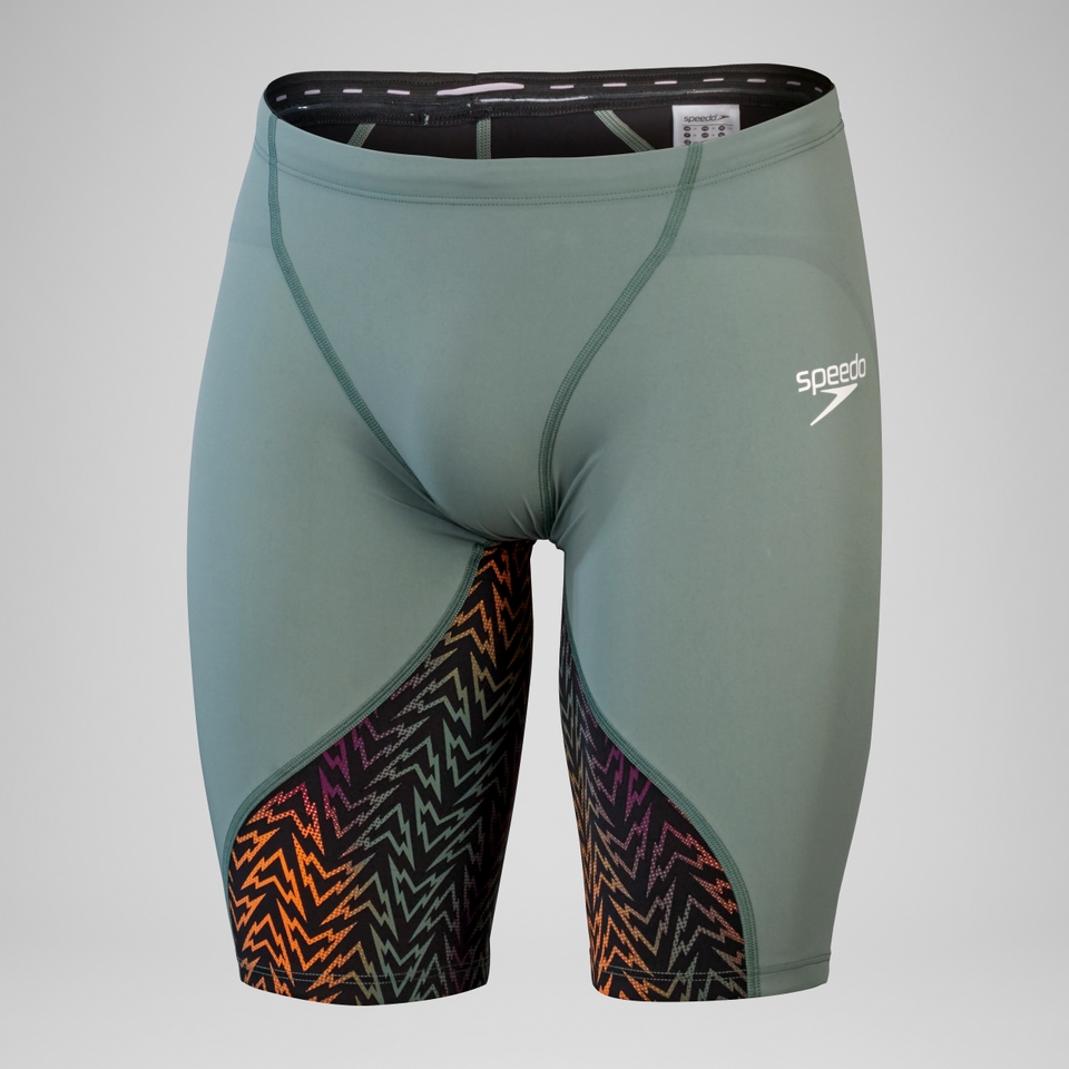 Herren Fastskin LZR Ignite Schwimmhose Grün/Schwarz
