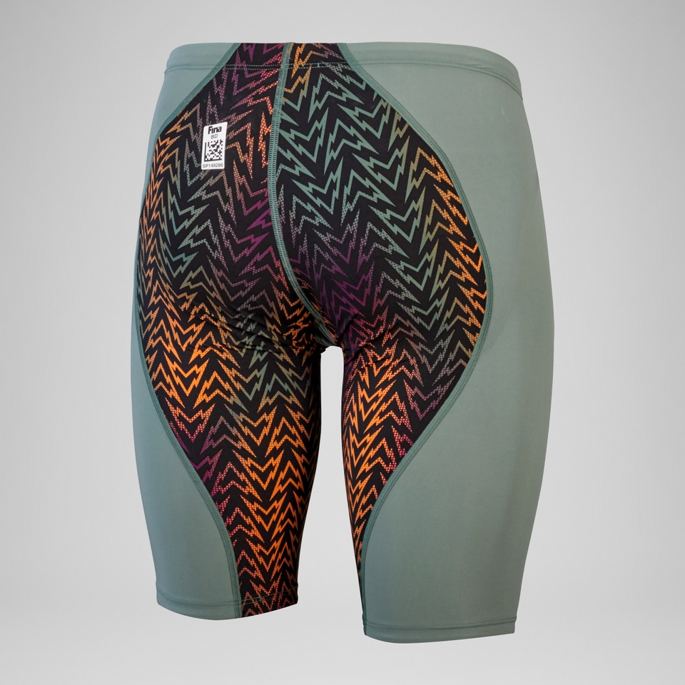 Herren Fastskin LZR Ignite Schwimmhose Grün/Schwarz