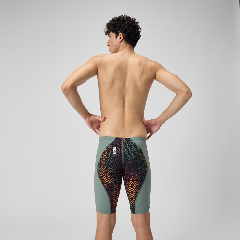 Herren Fastskin LZR Ignite Schwimmhose Grün/Schwarz