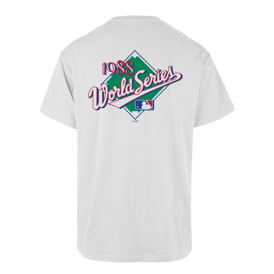 Los Angeles Dodgers '47 World Series Backer ECHO Tee - White Wash