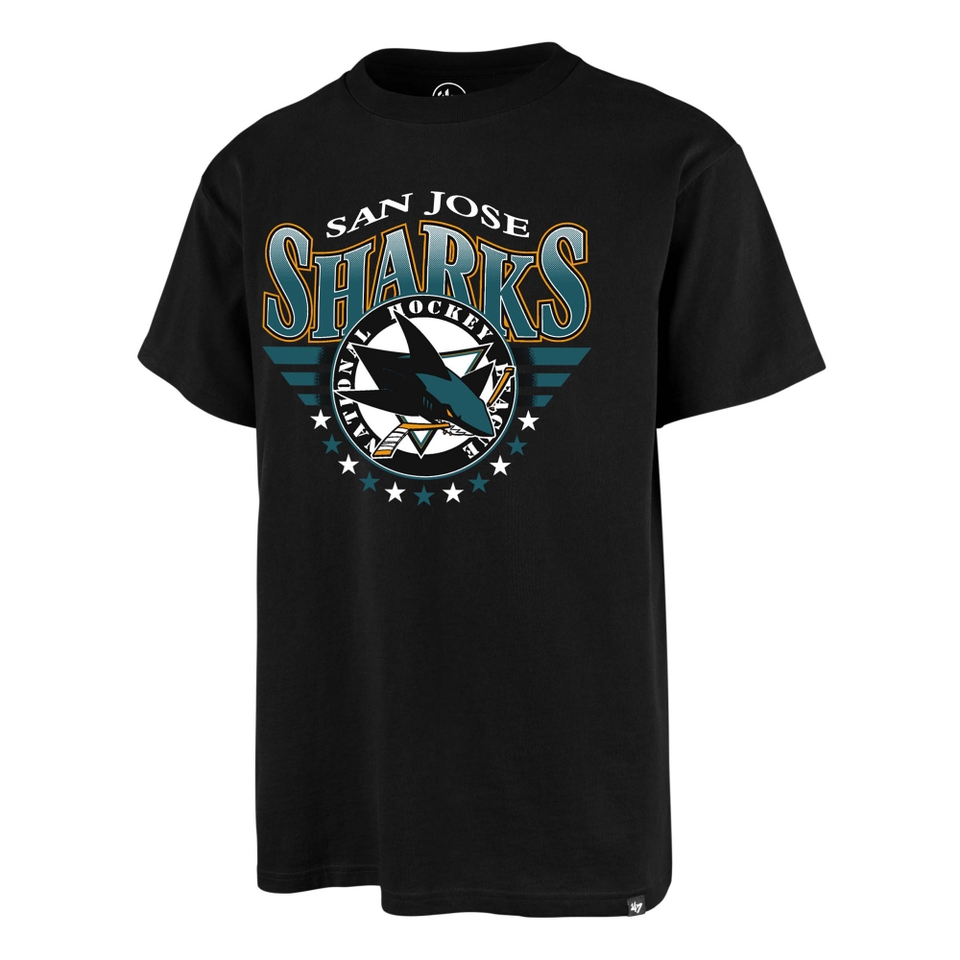 San Jose Sharks '47 ECHO Tee - Jet Black