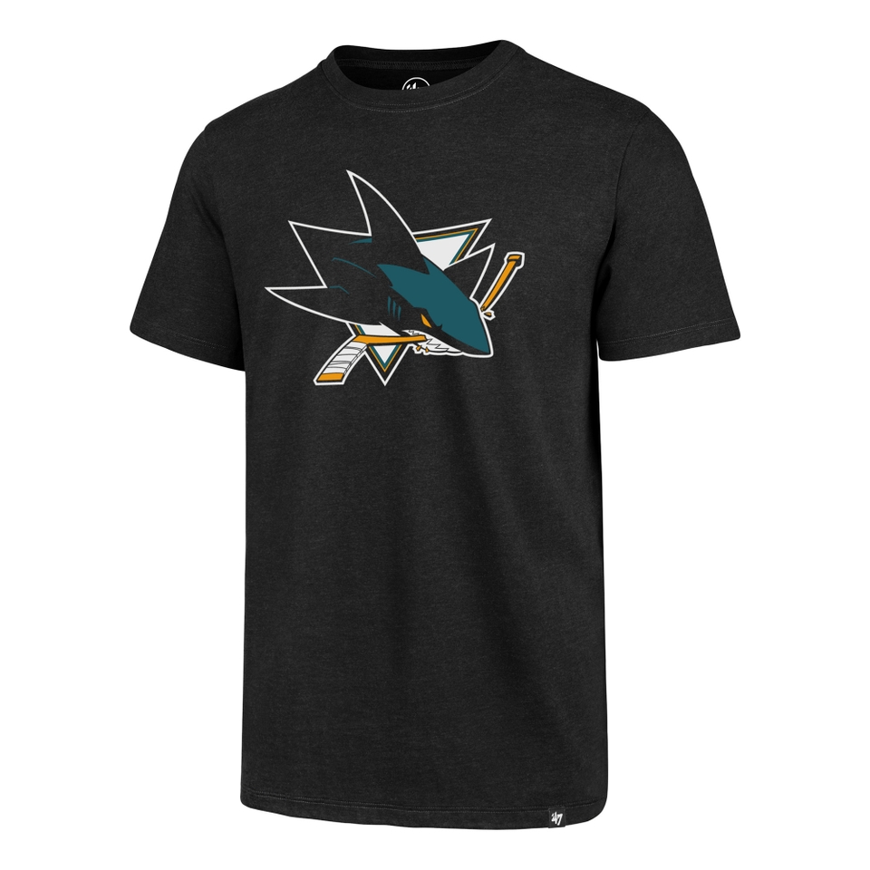 San Jose Sharks '47 CLUB Tee - Jet Black