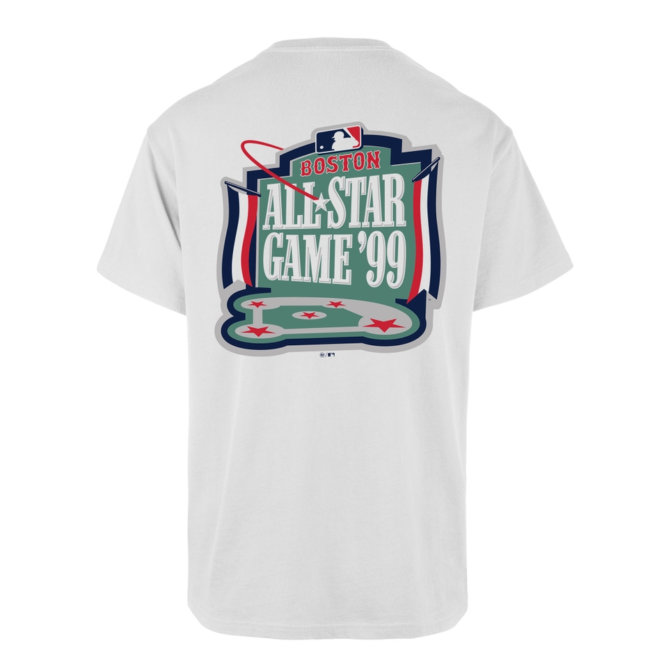 Boston Red Sox '47 ASG Backer ECHO Tee - White Wash