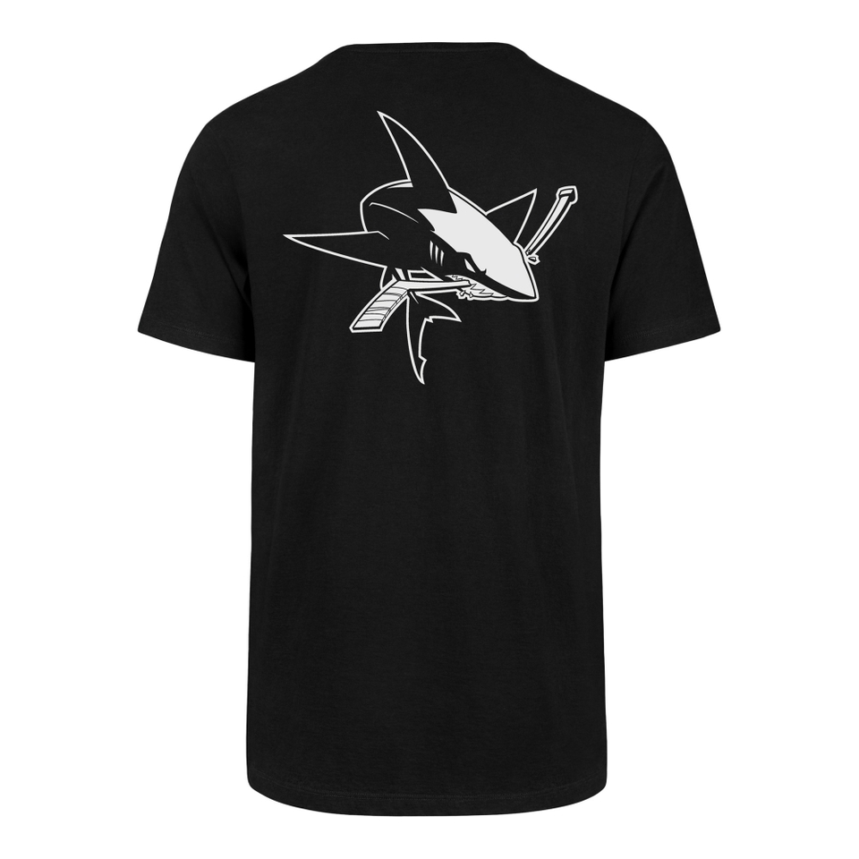 San Jose Sharks '47 Backer SPLITTER Tee - Jet Black