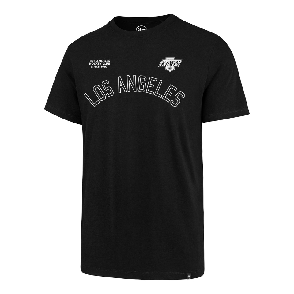 Los Angeles Kings '47 Vintage Backer SPLITTER Tee - Jet Black