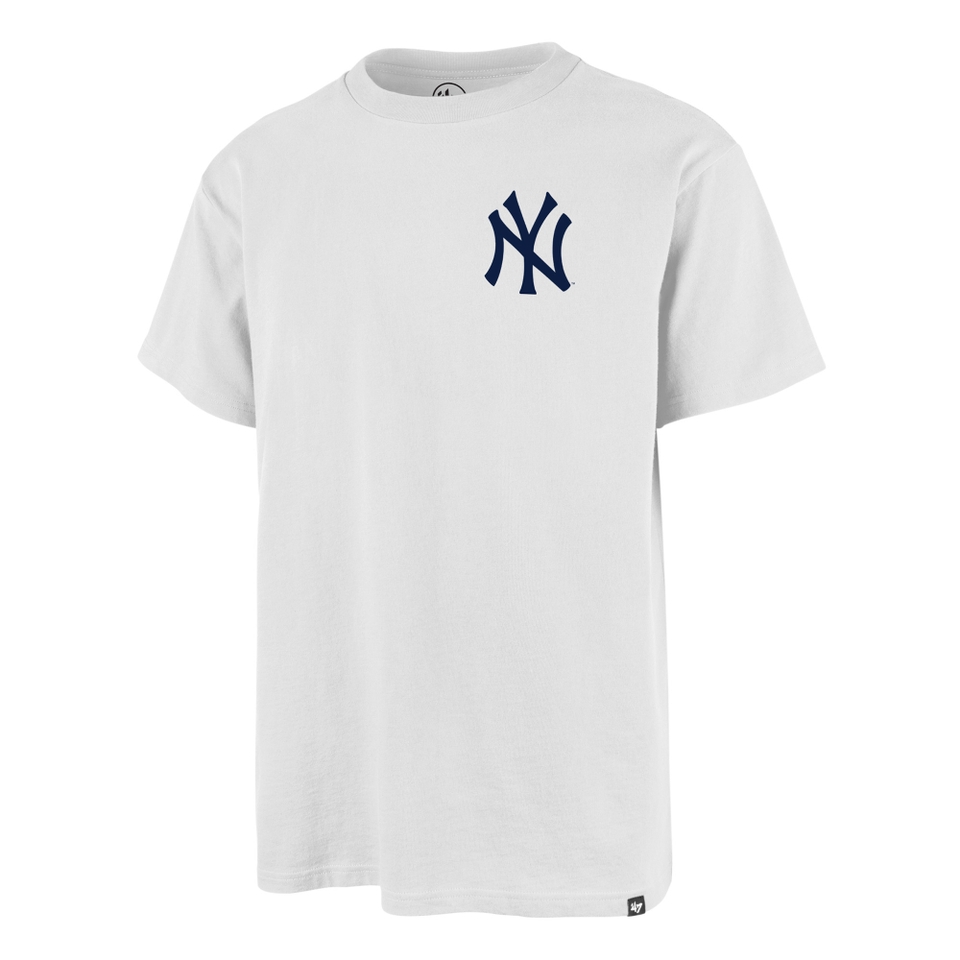 New York Yankees '47 World Series Backer ECHO Tee - White Wash