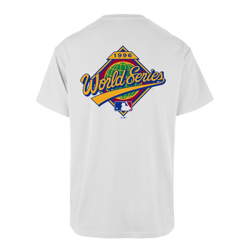 New York Yankees '47 World Series Backer ECHO Tee - White Wash