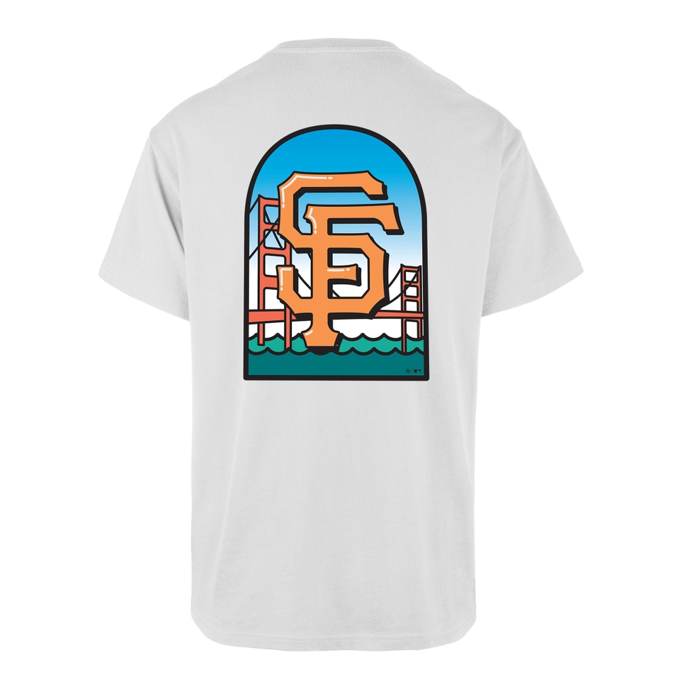 San Francisco Giants '47 Backer ECHO Tee - White Wash