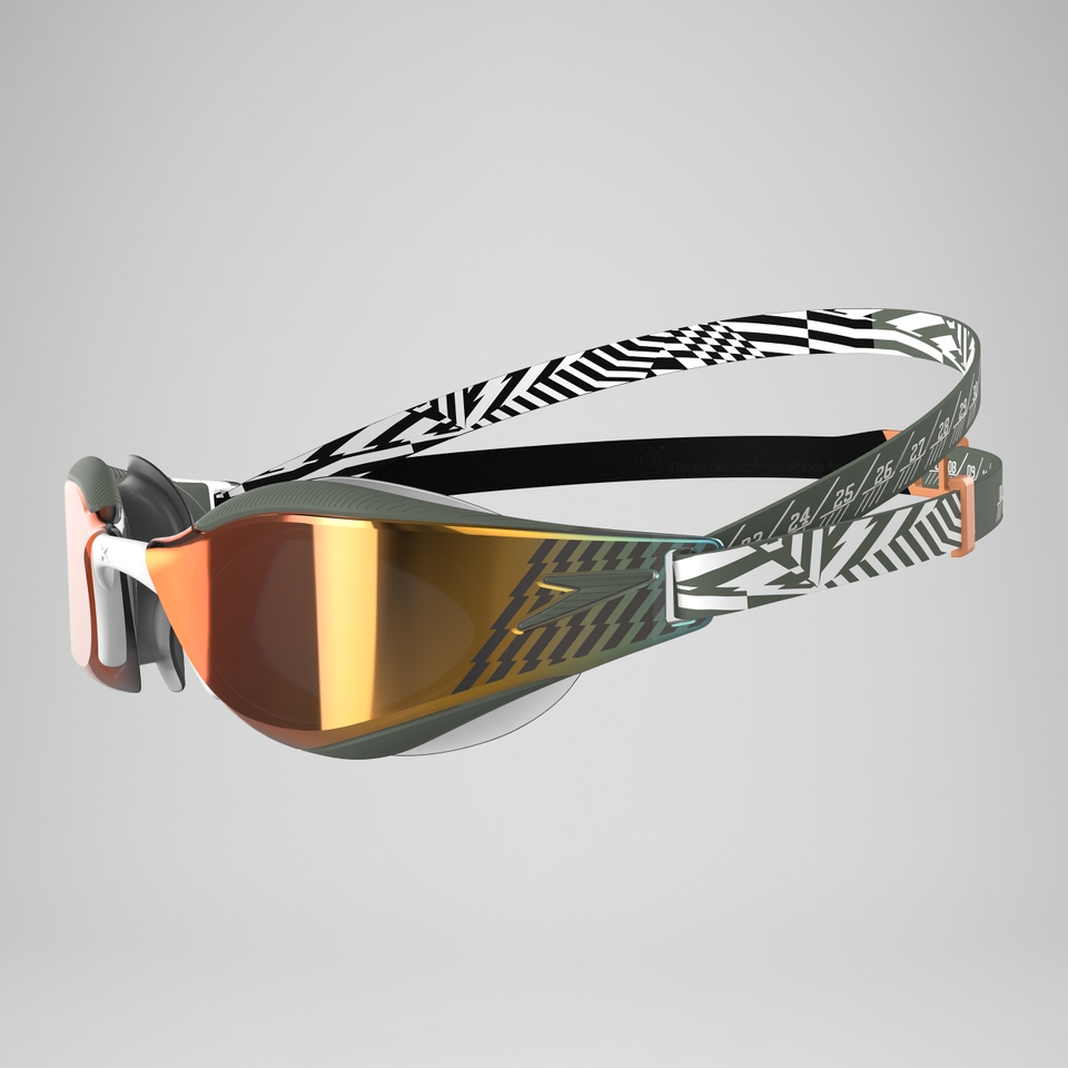 Fastskin Hyper Elite Mirror Goggles Green/Black/Orange