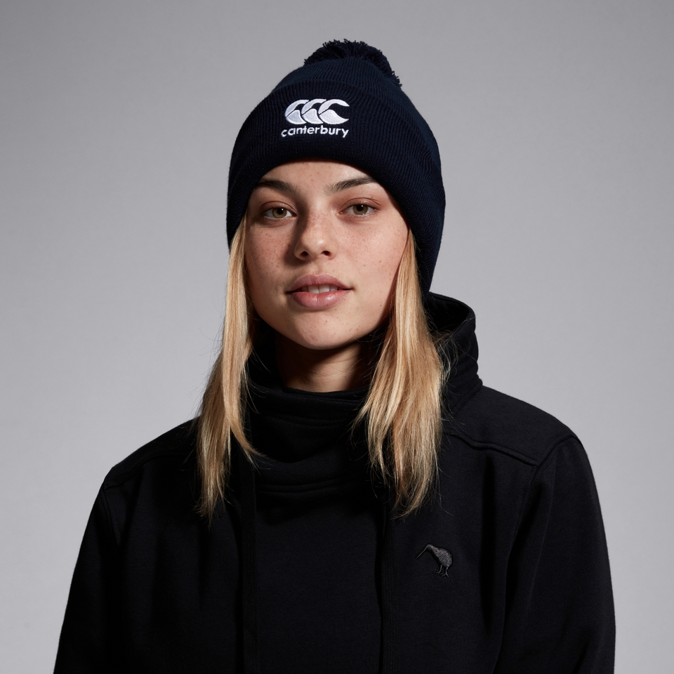 CANTERBURY CCC BOBBLE HAT NAVY