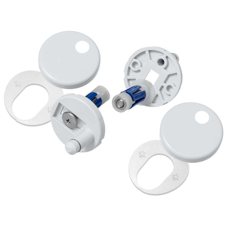 Cedo Plastic Oval Soft Close Toilet Seat White White Homebase