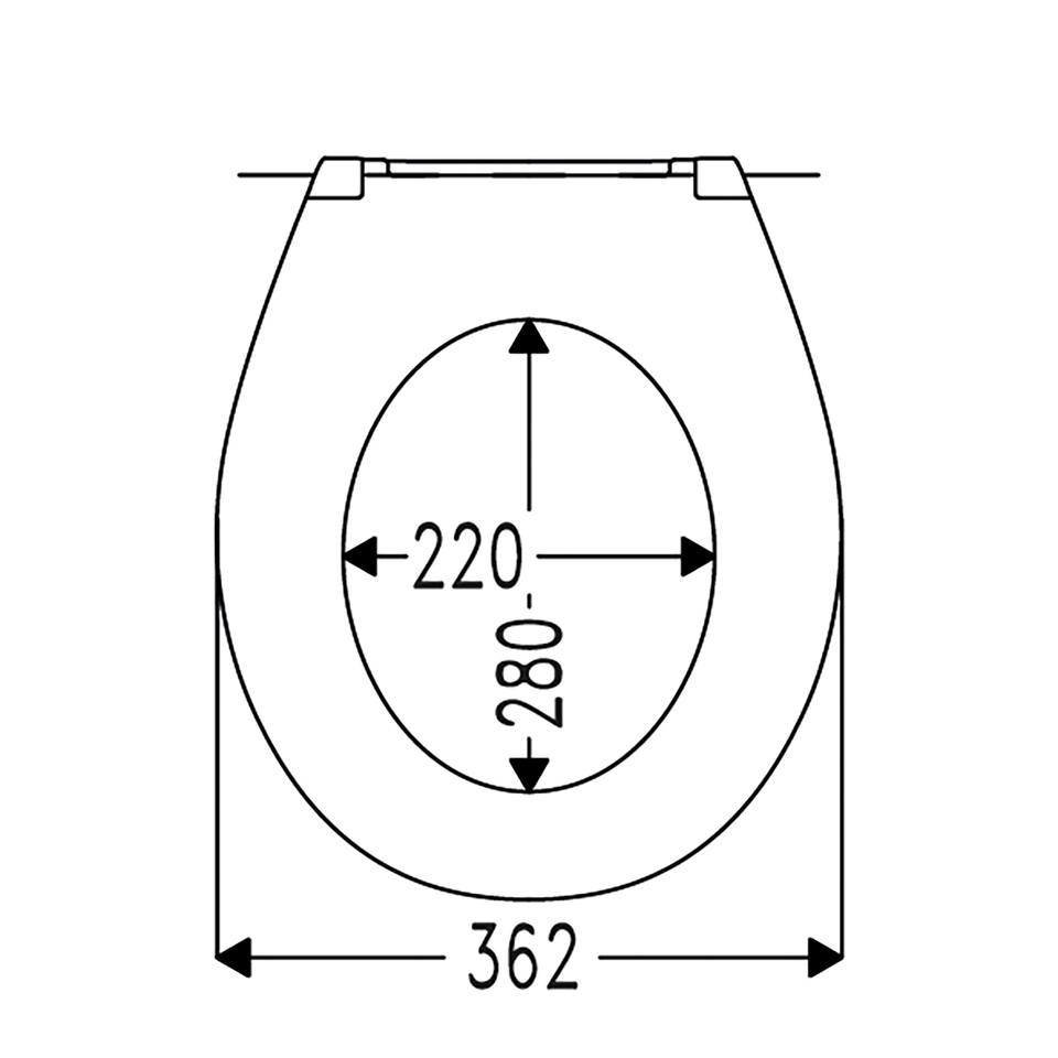 Cedo Plastic Oval Soft Close Toilet Seat White White Homebase
