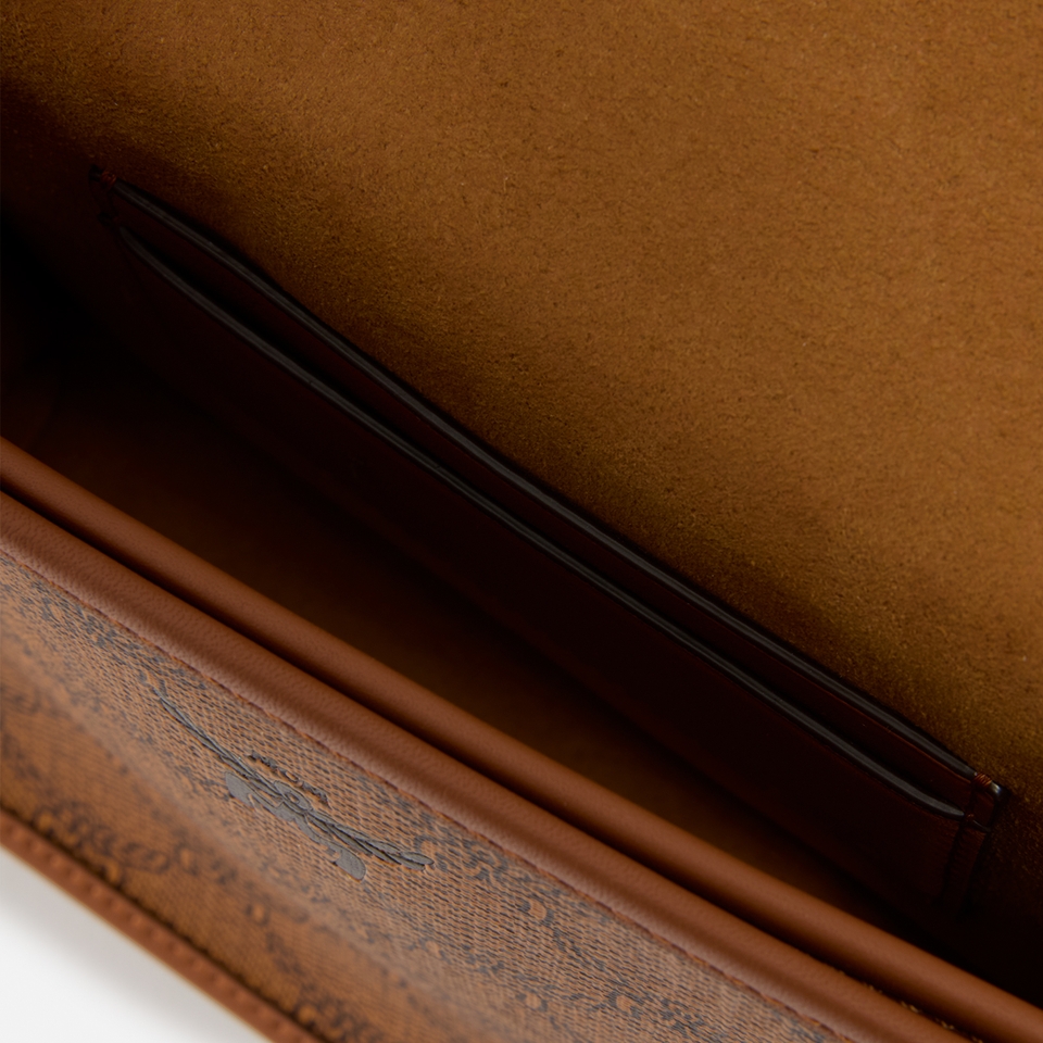 MCM Himmel Crossbody Leather Bag