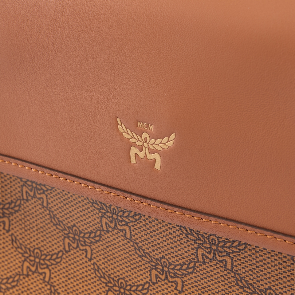 MCM Himmel Crossbody Leather Bag