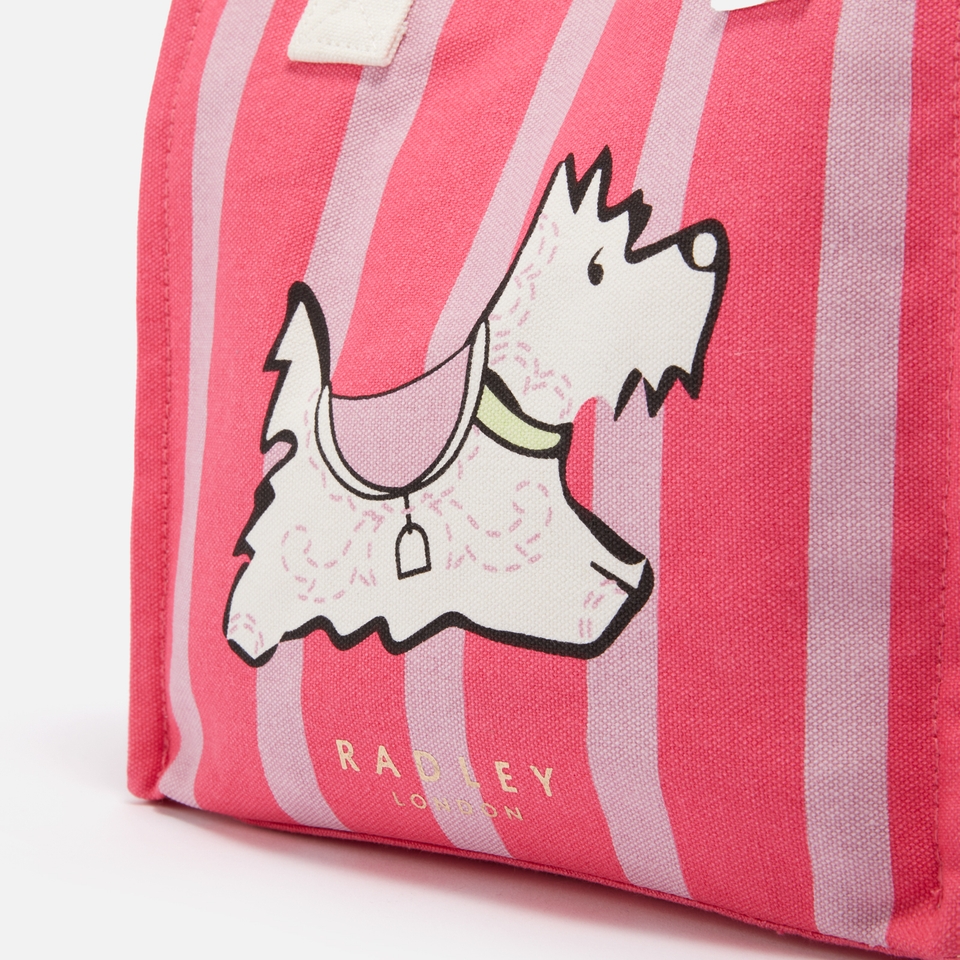 Radley Magic Carousel Striped Small Grab Canvas Bag
