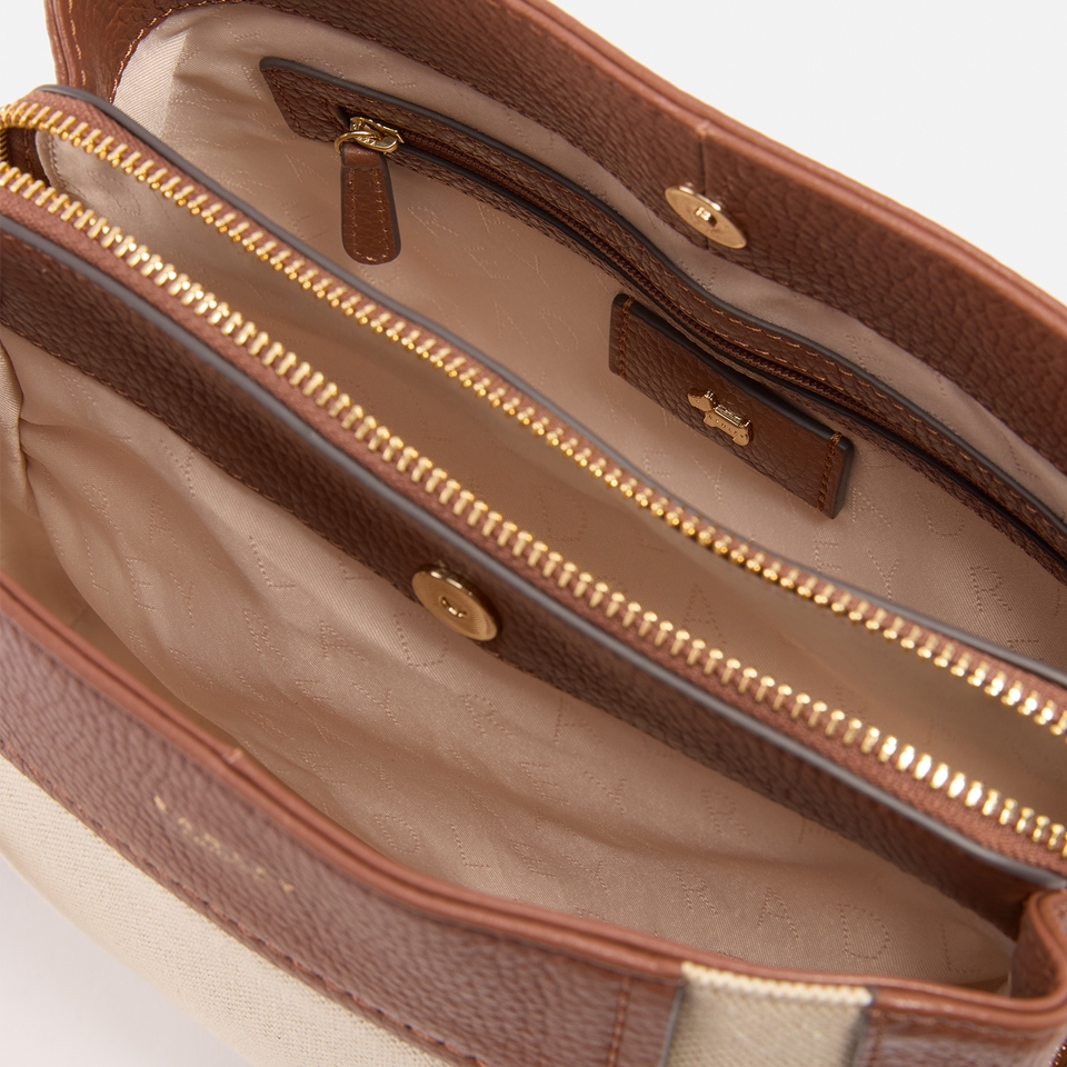 Radley Dukes Place Leather and Canvas Bag